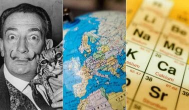 Großes Allgemeinwissen-Quiz mit 25 Fragen aus verschiedenen Themenbereichen